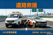 
			  北京24小时道路救援｜拖车、补胎、搭电、送油、脱困，全城极速上门